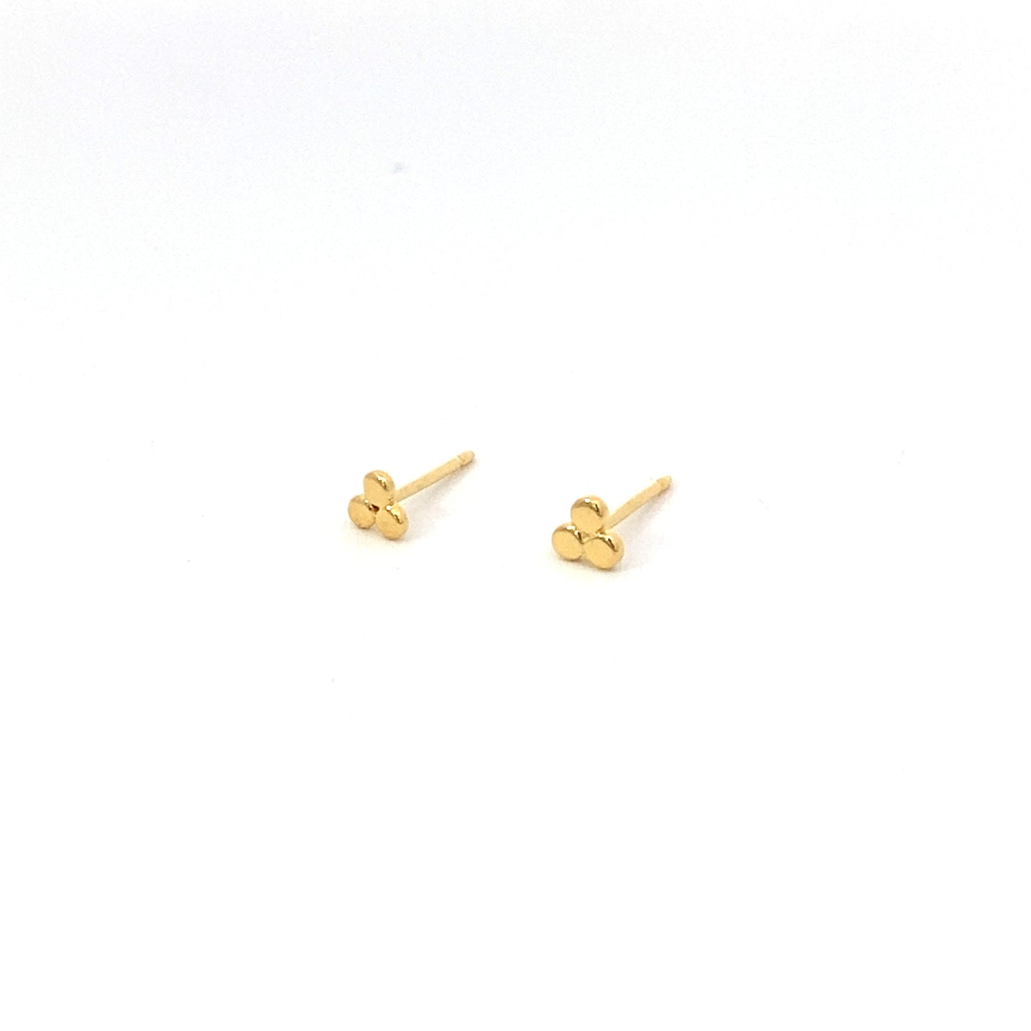 tiny triple disc studs