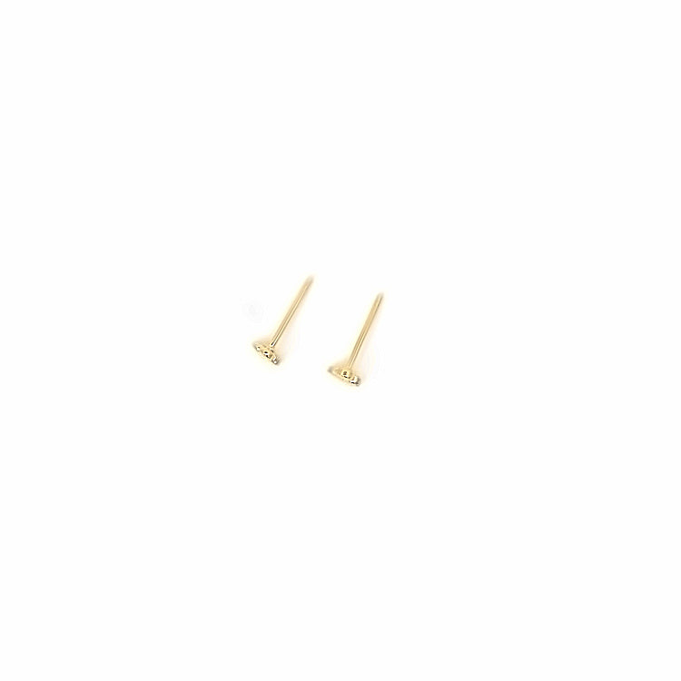 tiny triple disc studs