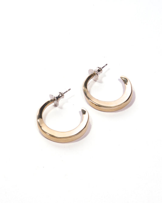 elipse hoop earrings