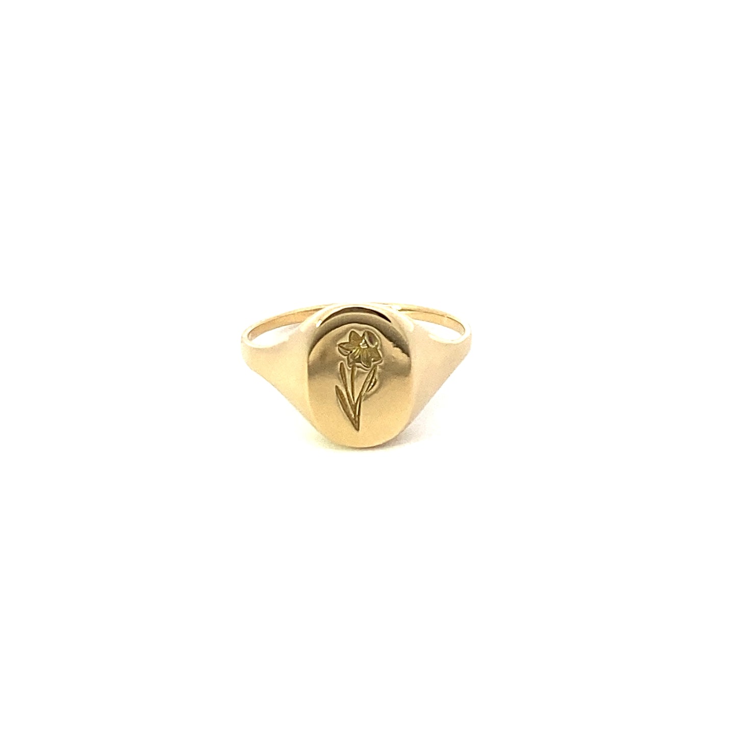 signet ring - daffodil