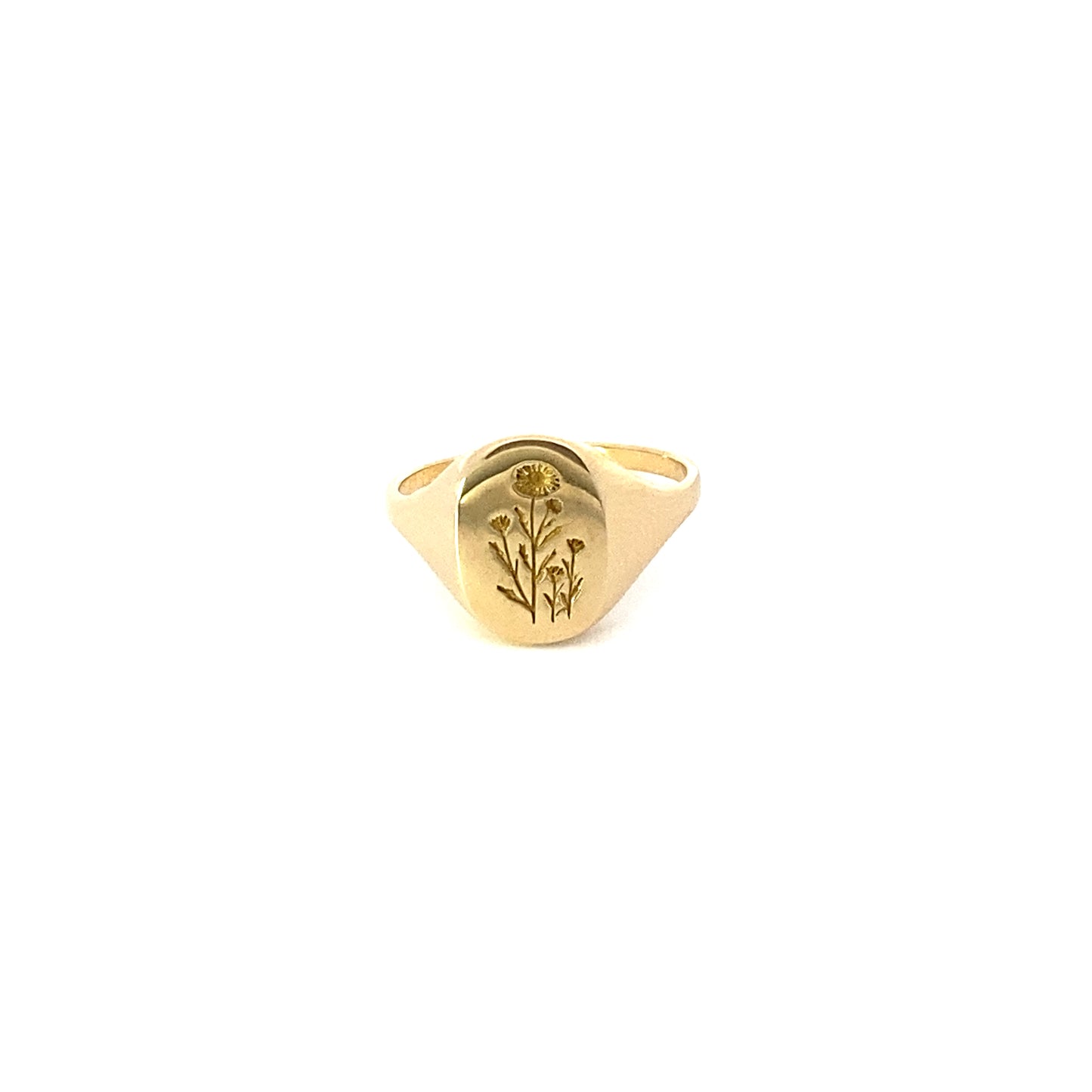 signet ring - daisy