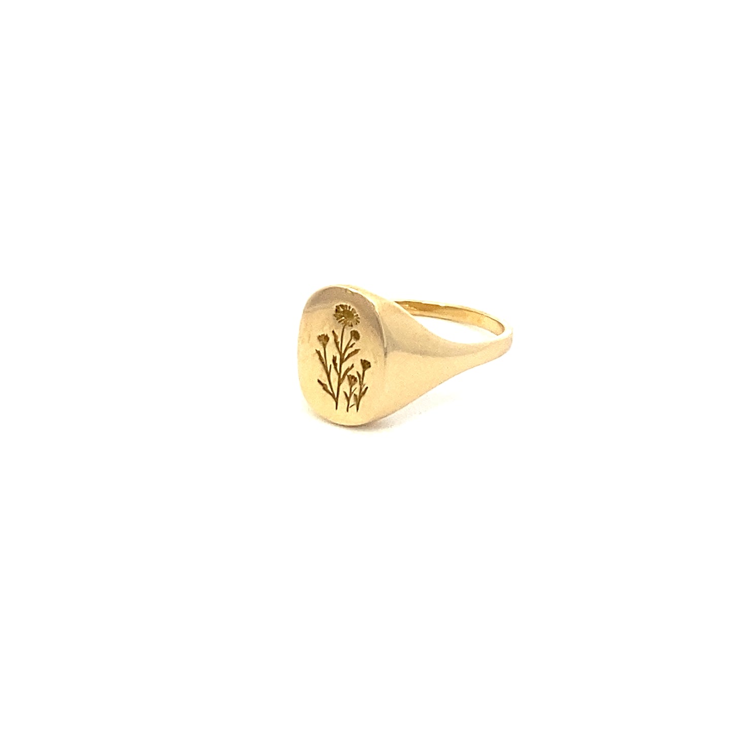 signet ring - daisy