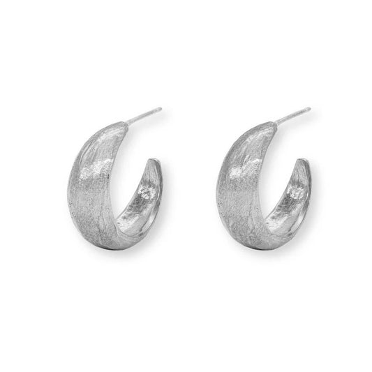 reyes cuff post hoop earrings