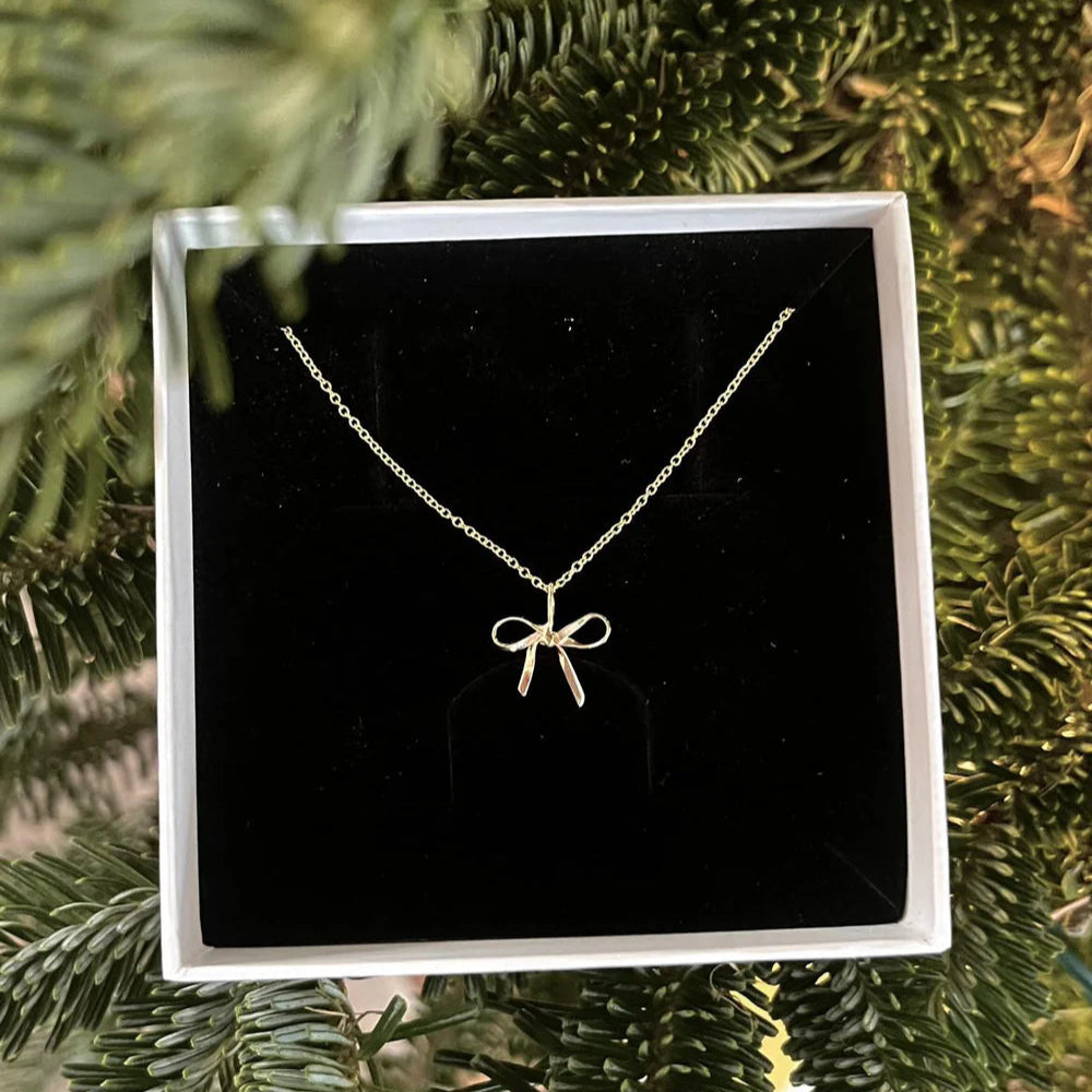 bow pendant charm