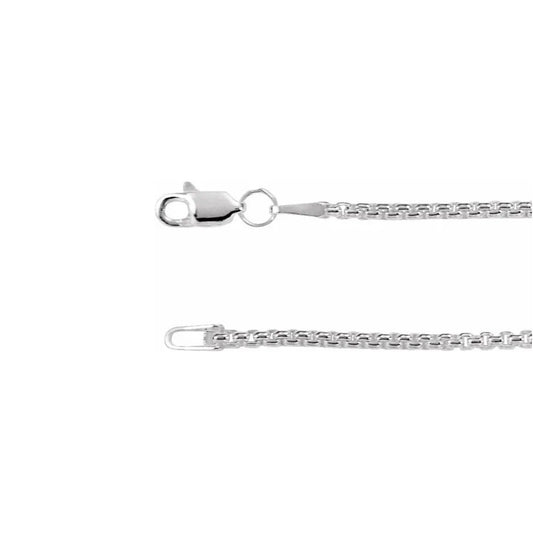 chain bracelet / round box - 1.8mm