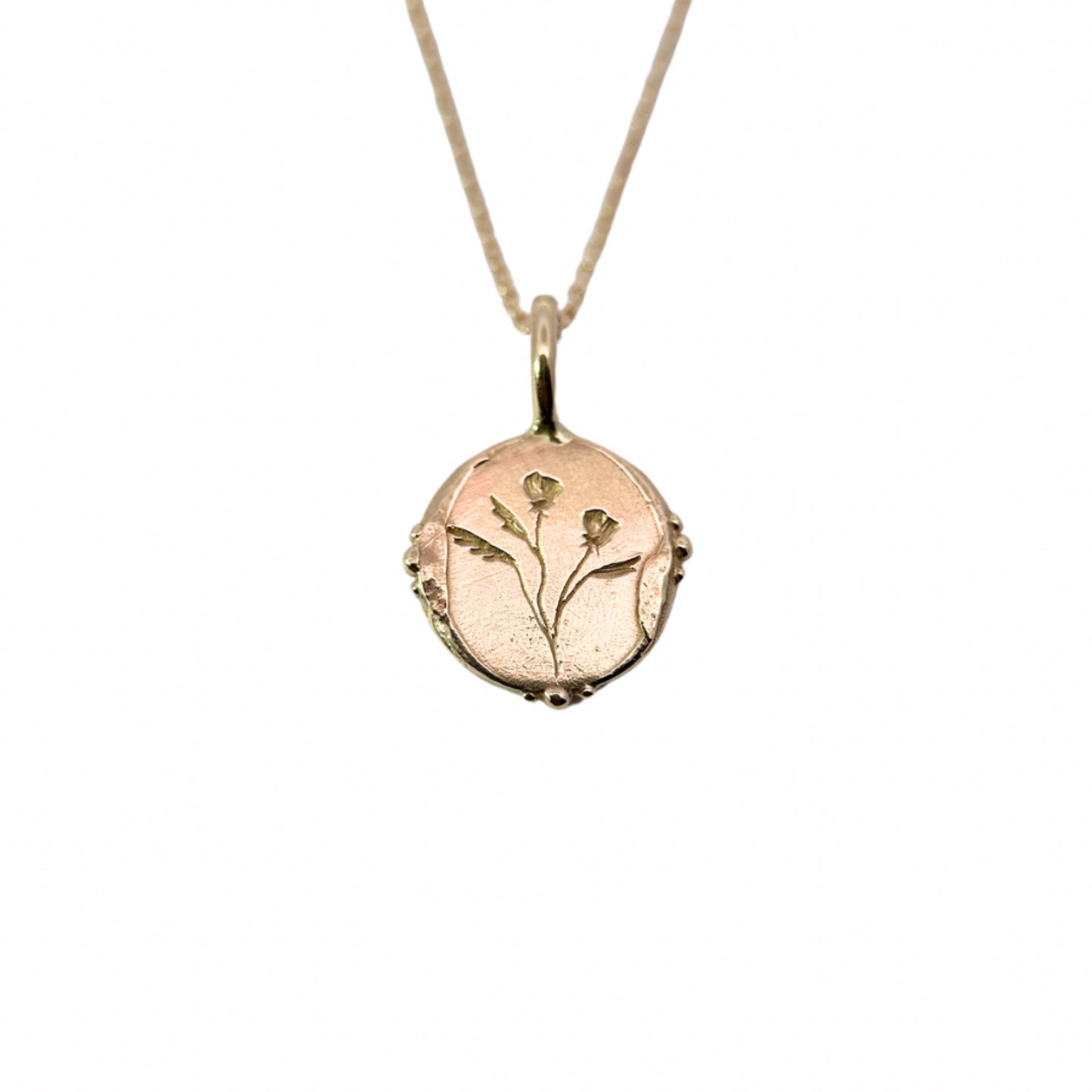 ooak floral pasture amulet necklace no.13