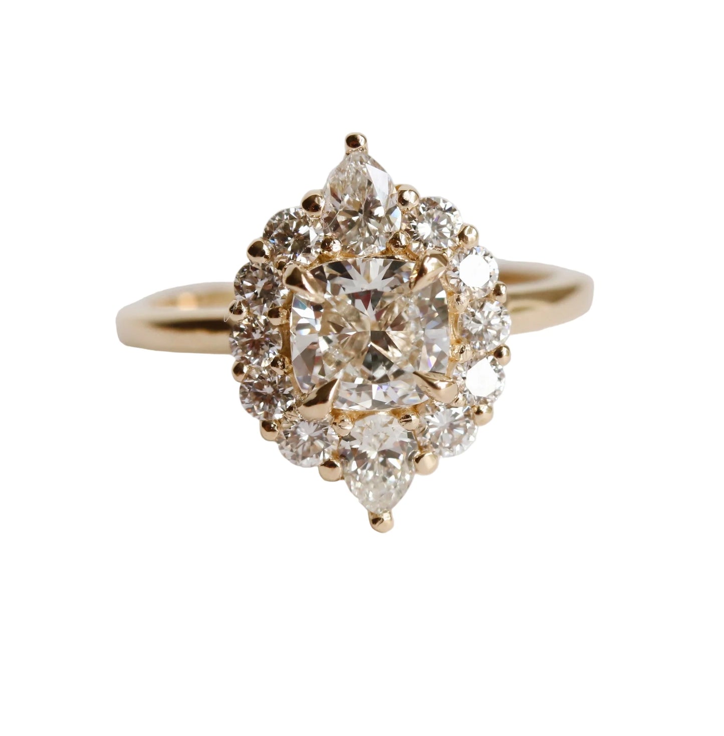 jazlyn cushion-cut ring - grown diamond