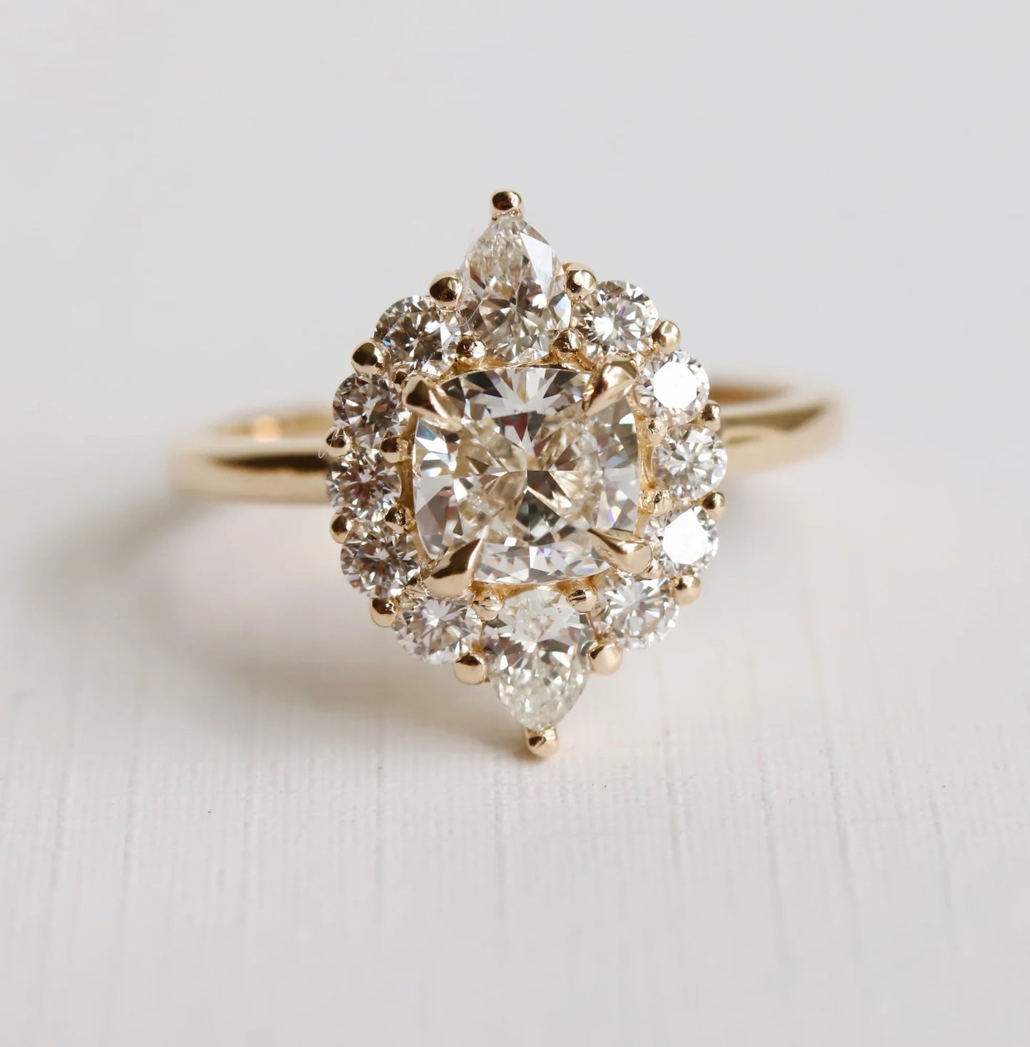 jazlyn cushion-cut ring - grown diamond