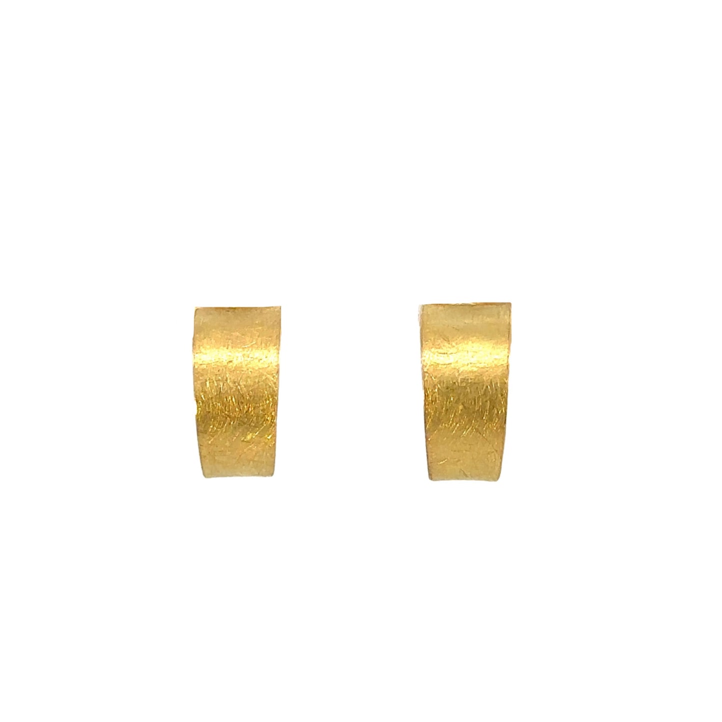 textured curl hoop earrings