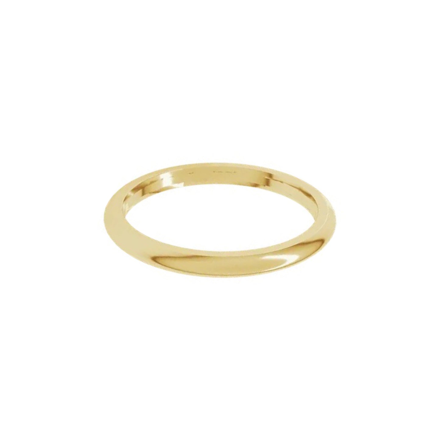 half-round comfort-fit band - 2mm
