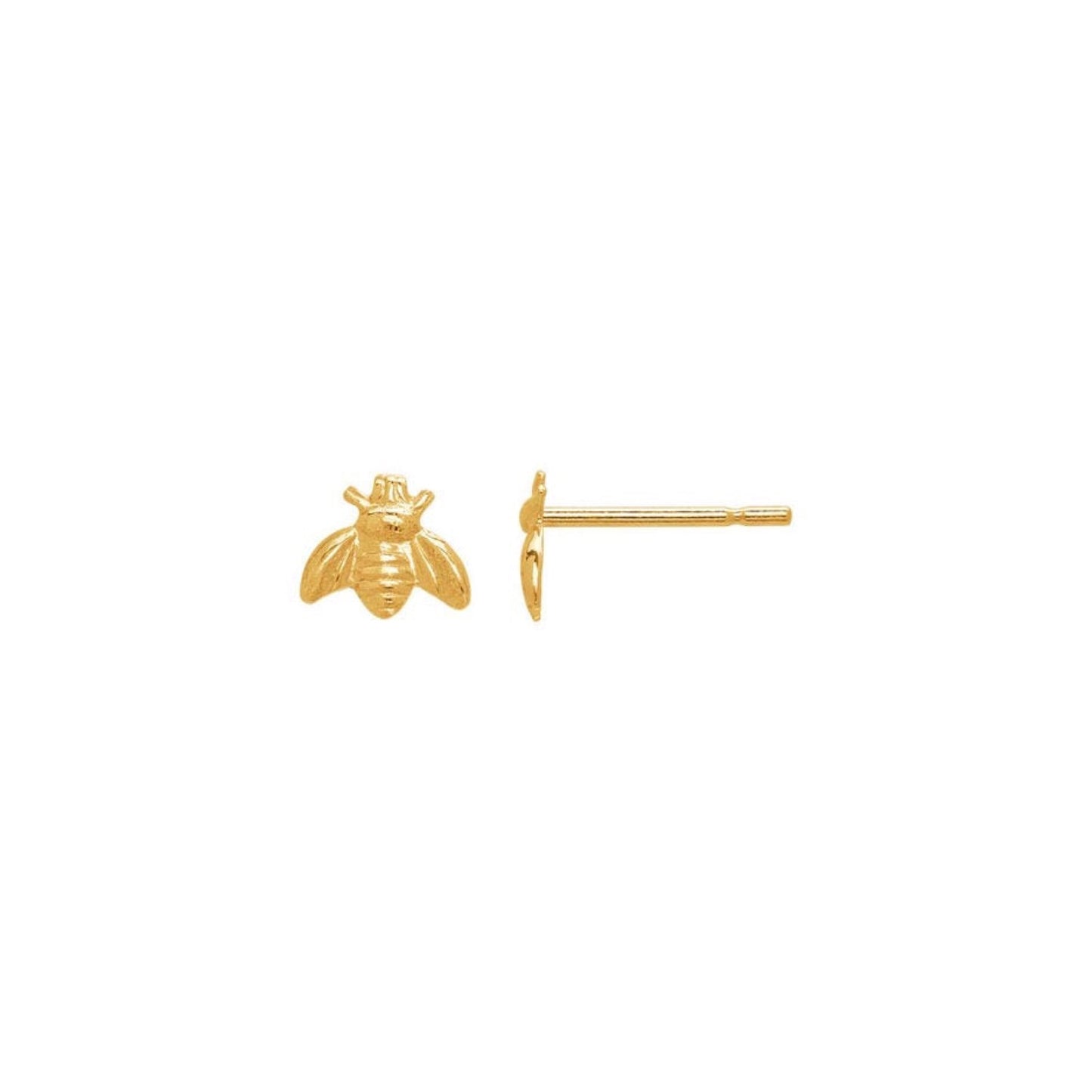 stud earrings / honey bee