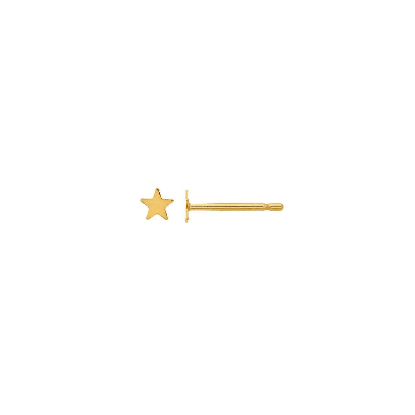 stud earrings / tiny star