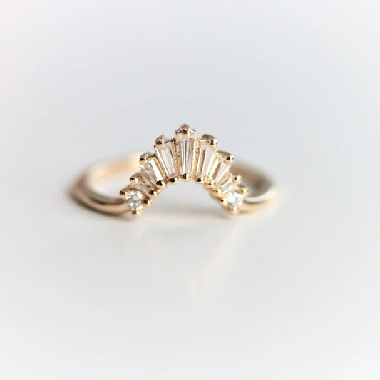 ophelia baguette no.1 ring - grown diamond