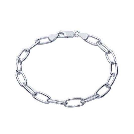 chain bracelet / paperclip - 6.2mm