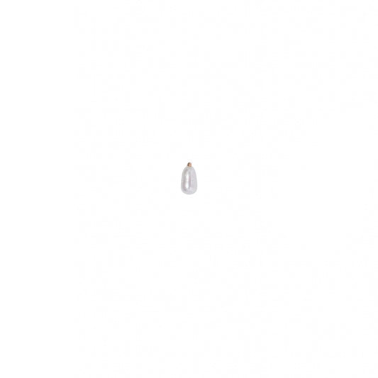 wwake / irregular pearl stud earring - single