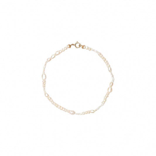 wwake / pearl collage bracelet