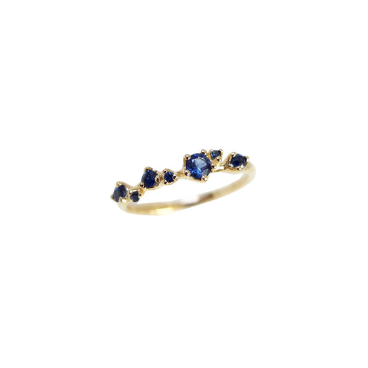 wreath ring - sapphire