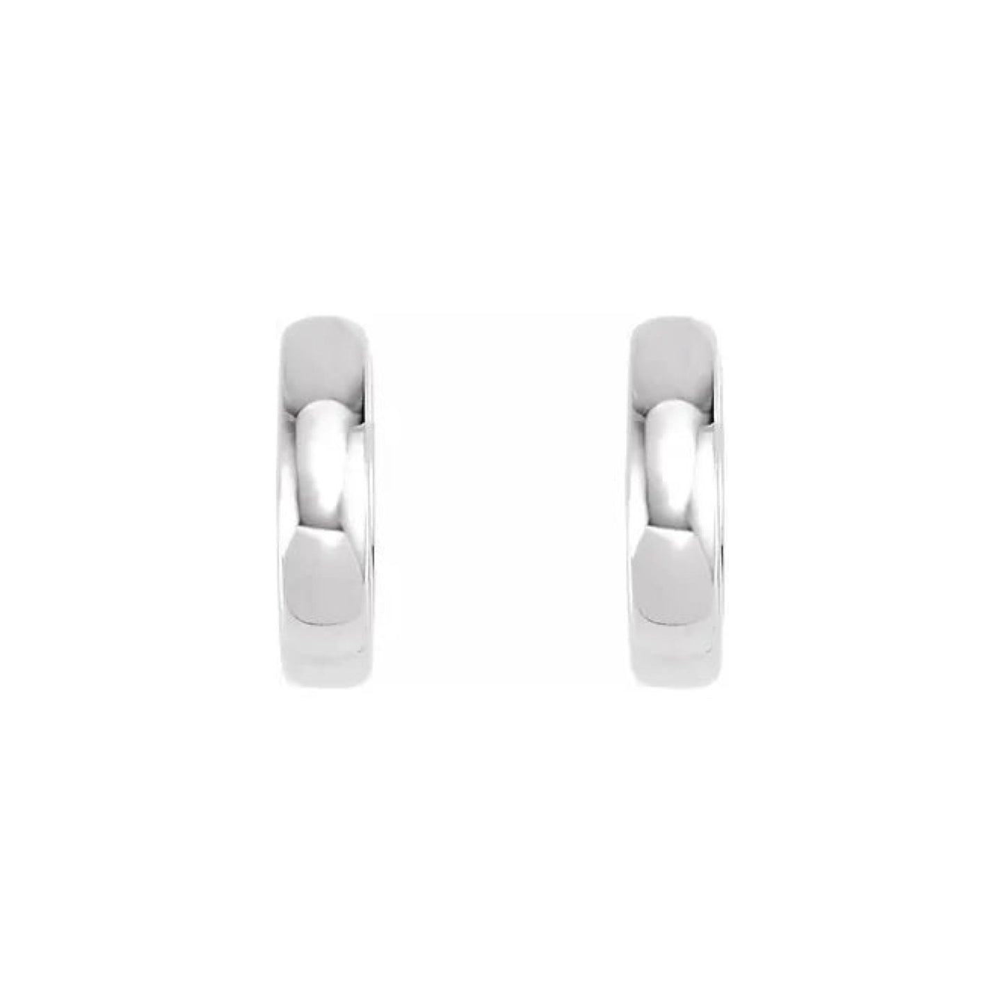 classic hinged huggie hoop earrings