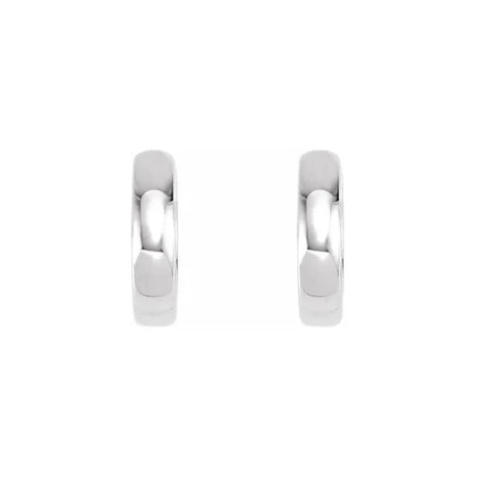 classic hinged huggie hoop earrings