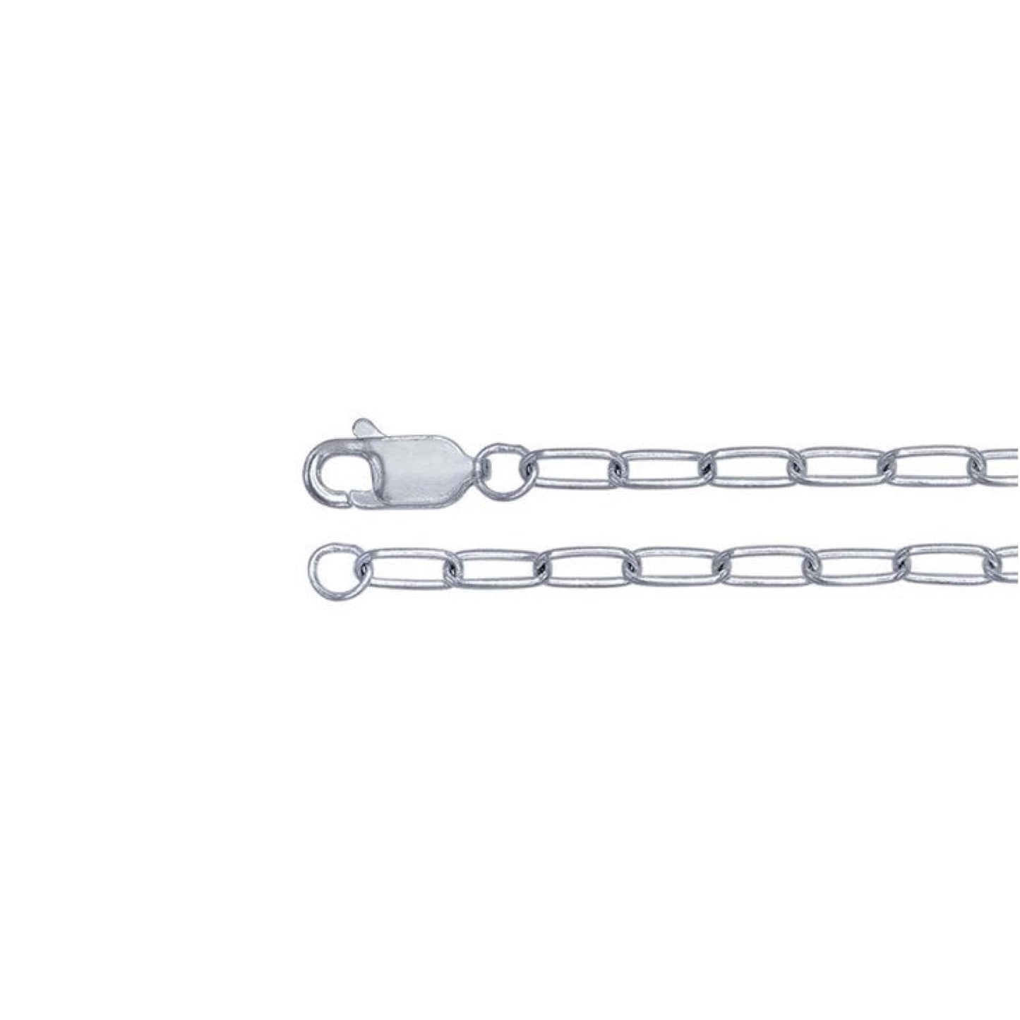 chain necklace / paperclip - 2.6mm