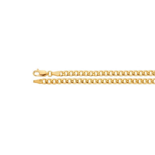 chain necklace / curb - 3.8mm