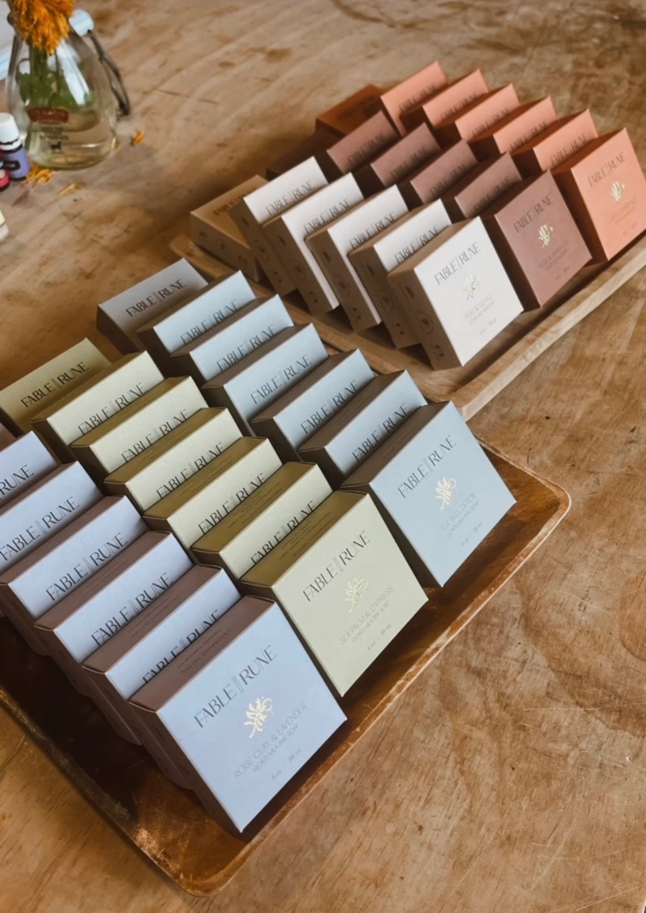 fable || rune / bar soap - rose clay & lavender