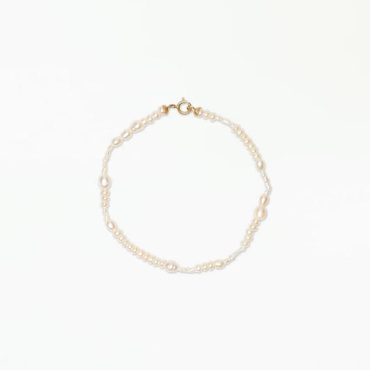 wwake / pearl collage bracelet