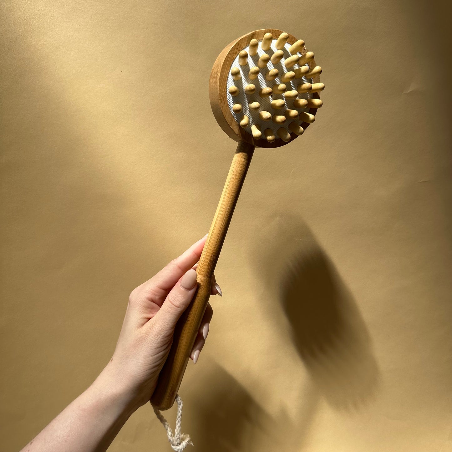 bamboo massager brush