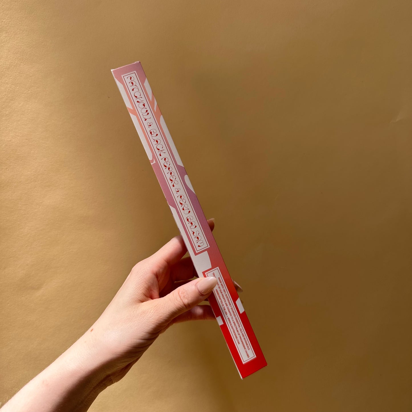alight incense / patchouli + black pepper + peru balsam