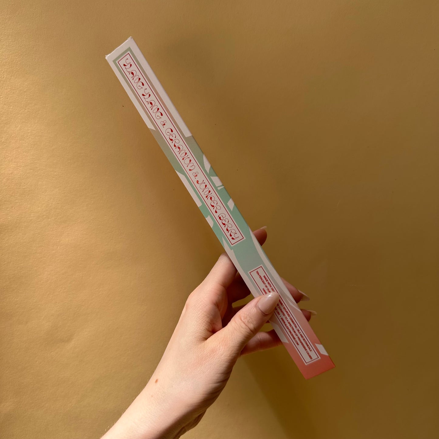 alight incense / ylang ylang + geranium + juniper berry