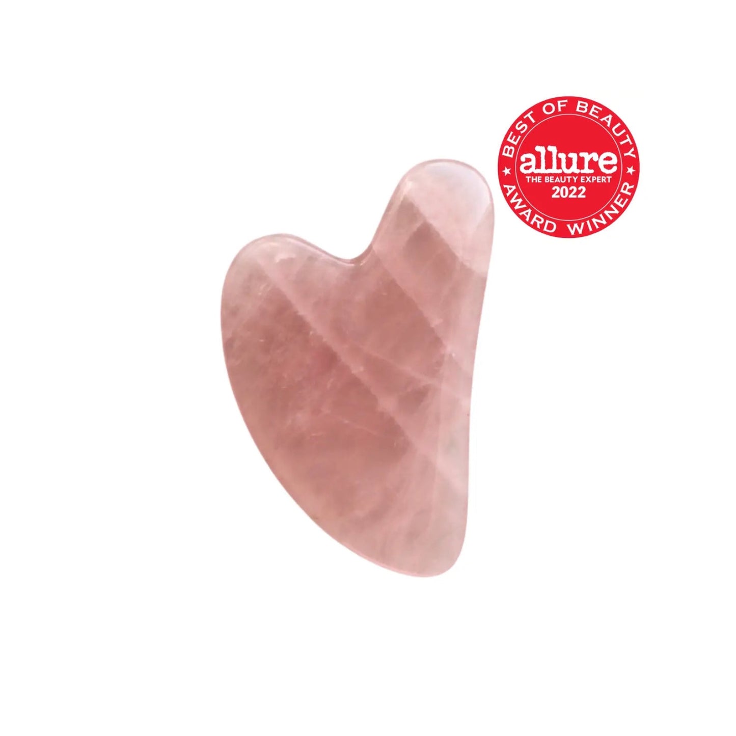 rose quartz gua sha facial lifting tool