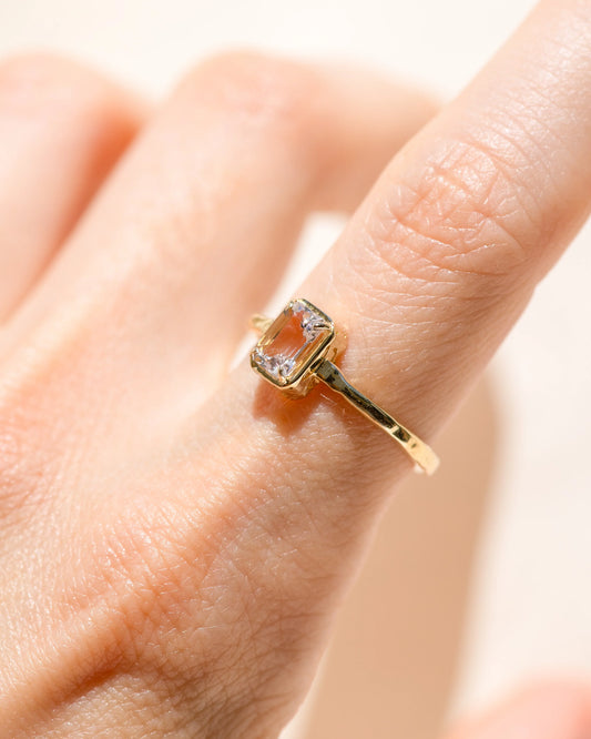 petit versailles ring - morganite