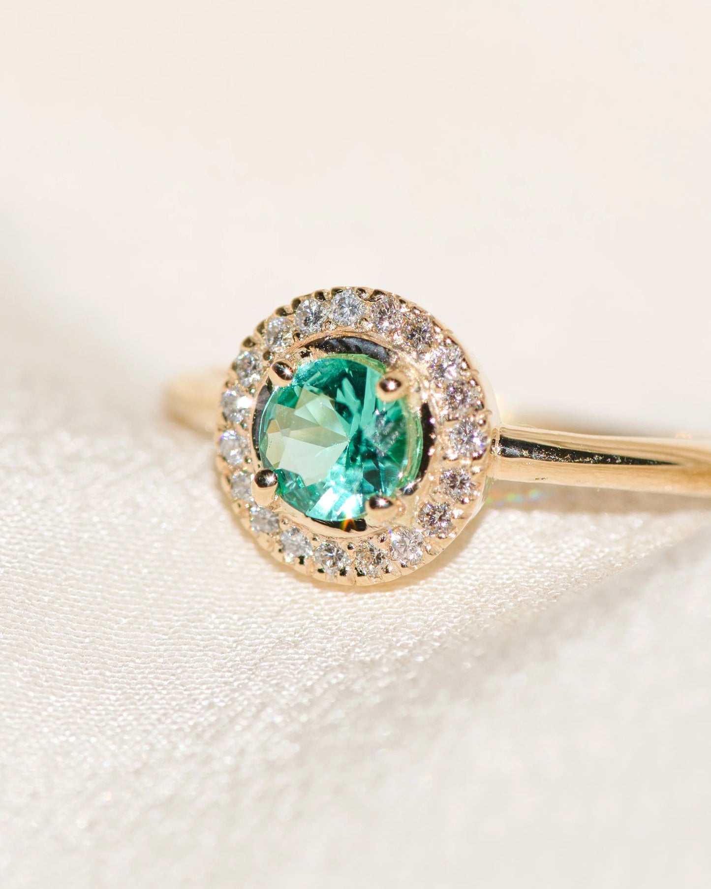 the odette ring - zambian emerald