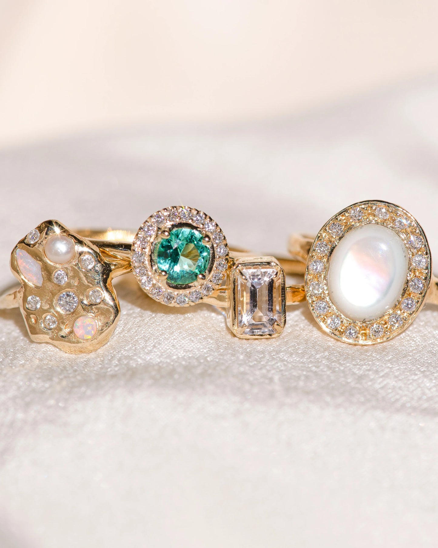 petit versailles ring - morganite
