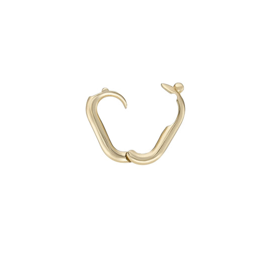 métier / large oval plaque adapter - single