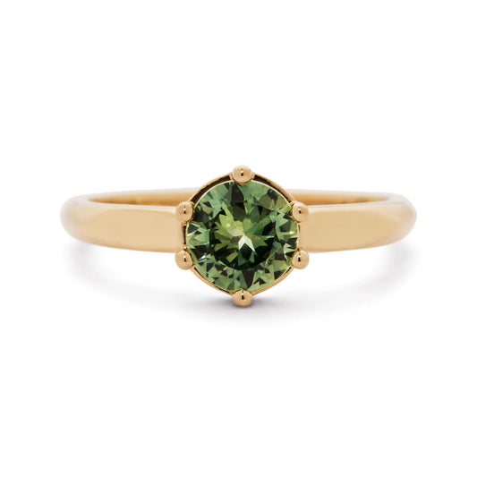 leigh round australian sapphire ring