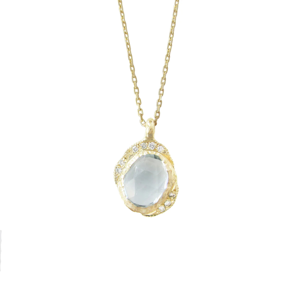 oasis necklace - blue topaz