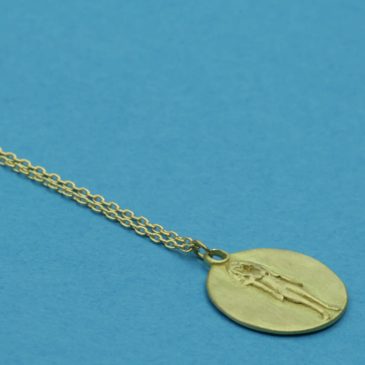 zodiac medal pendant necklace - virgo