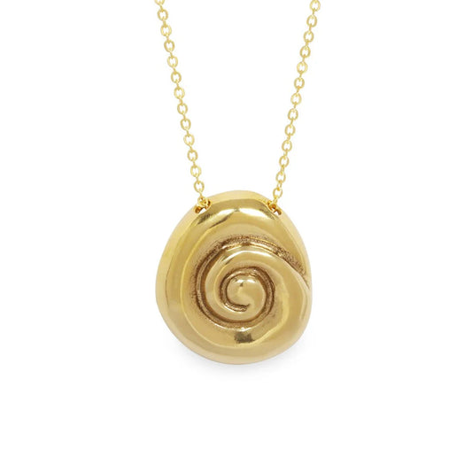 small compass necklace