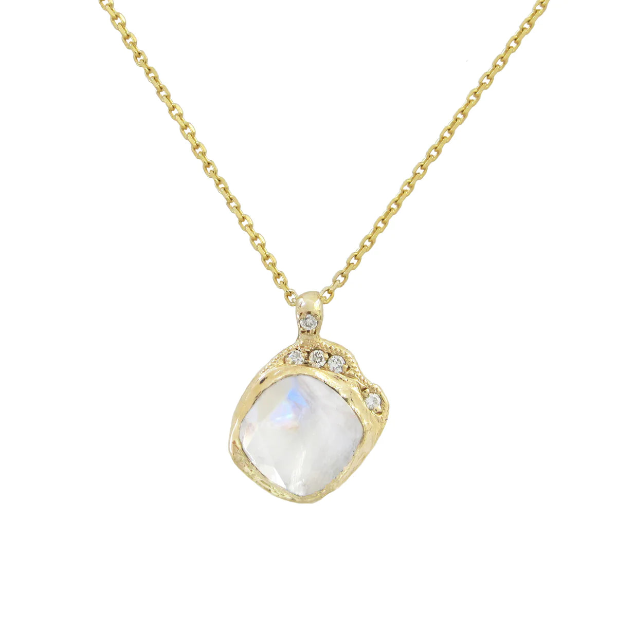 mini cove necklace - moonstone