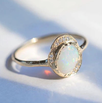 oasis ring - opal