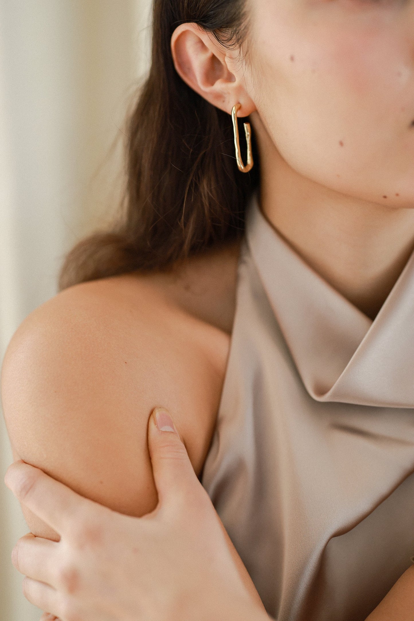 osso grande hoop earrings