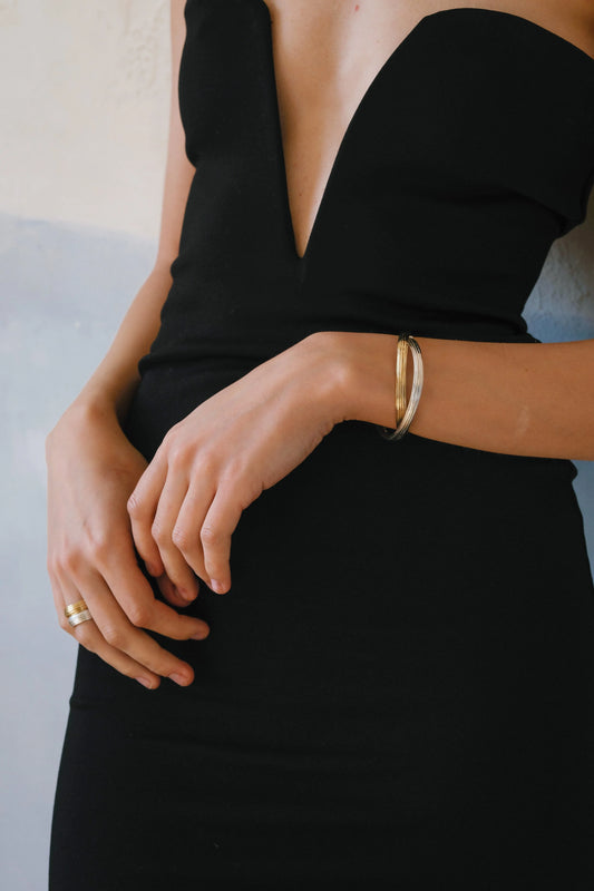 column cuff bracelet