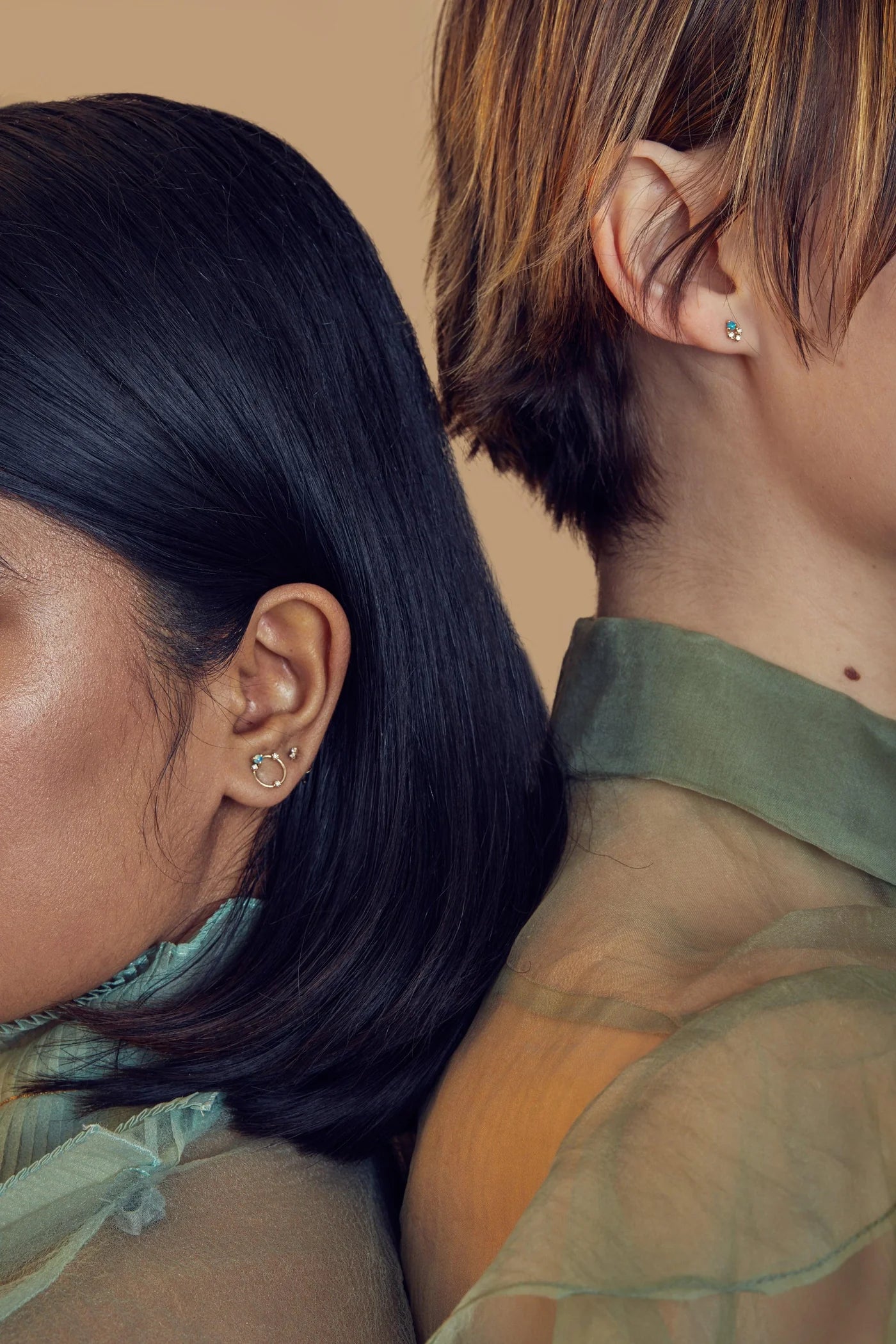 wwake / orb stud earring - single