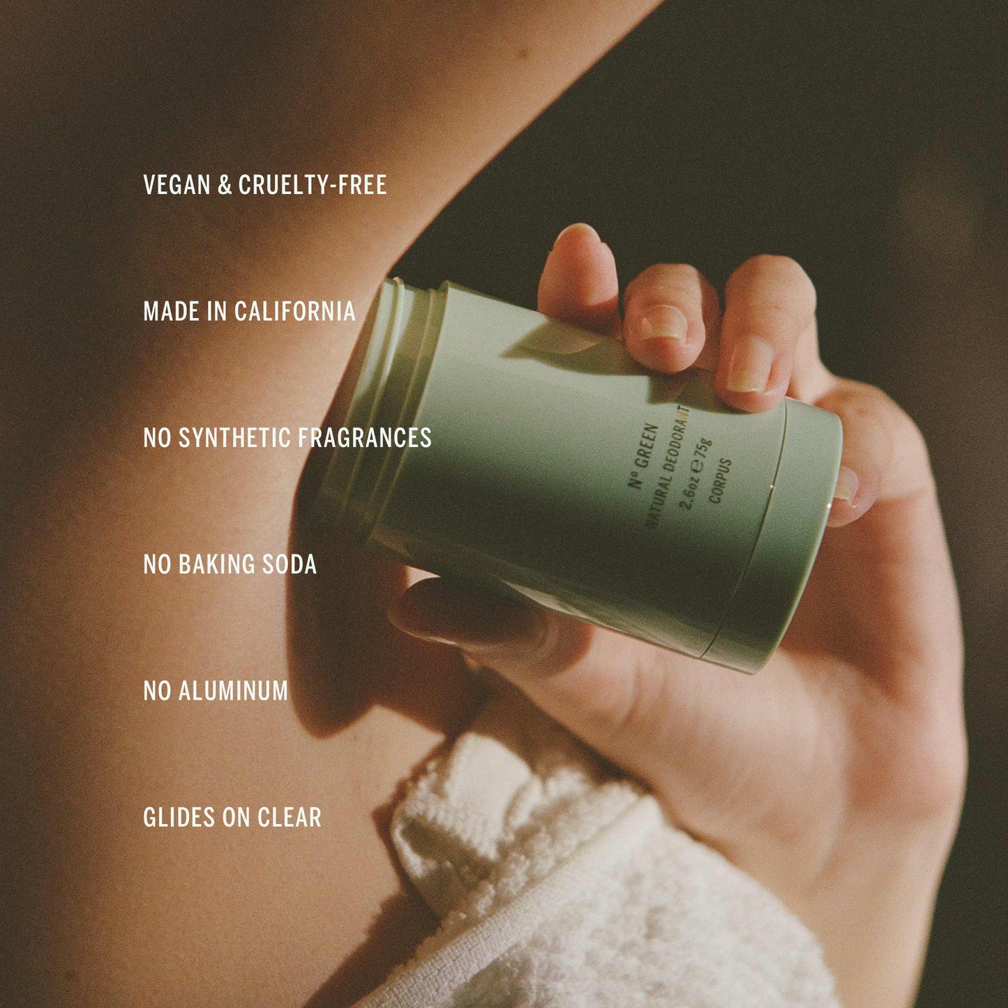 corpus / natural deodorant stick - third rose