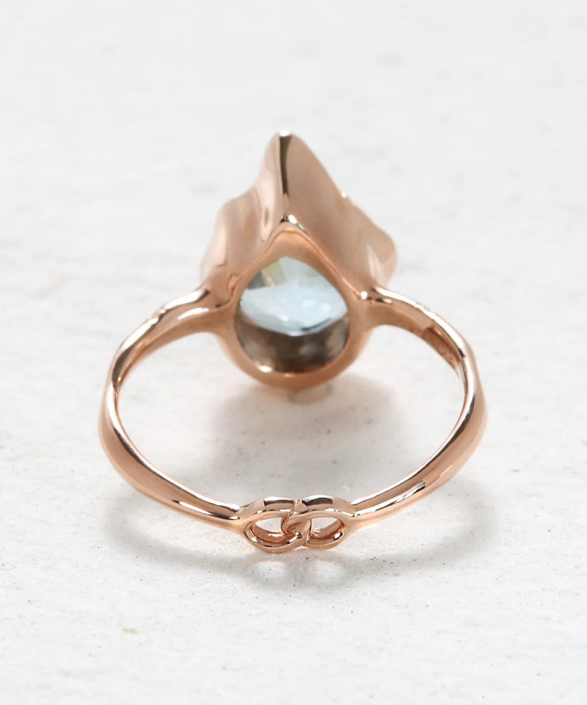 infinite love ring - aquamarine