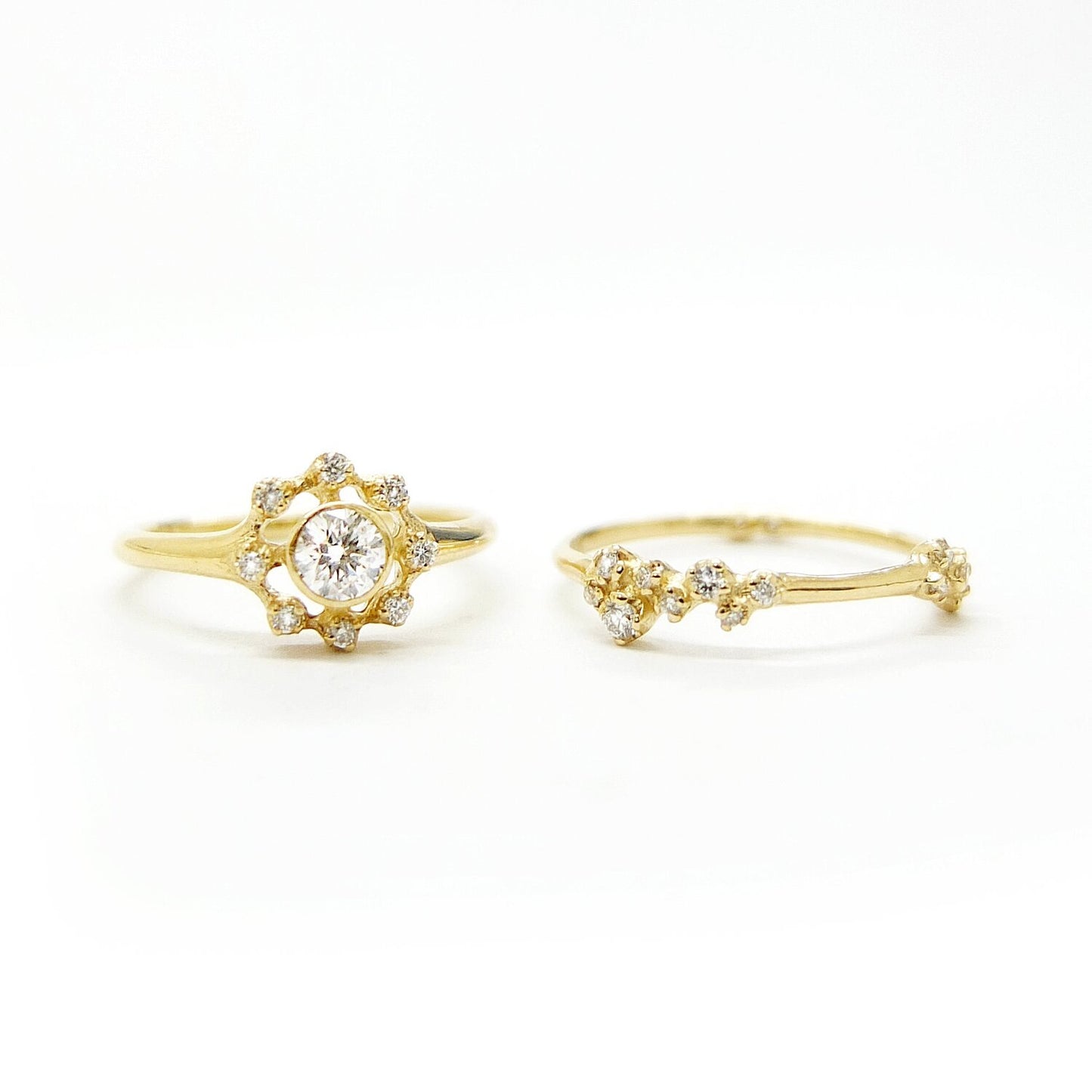 orbit cluster ring - diamond