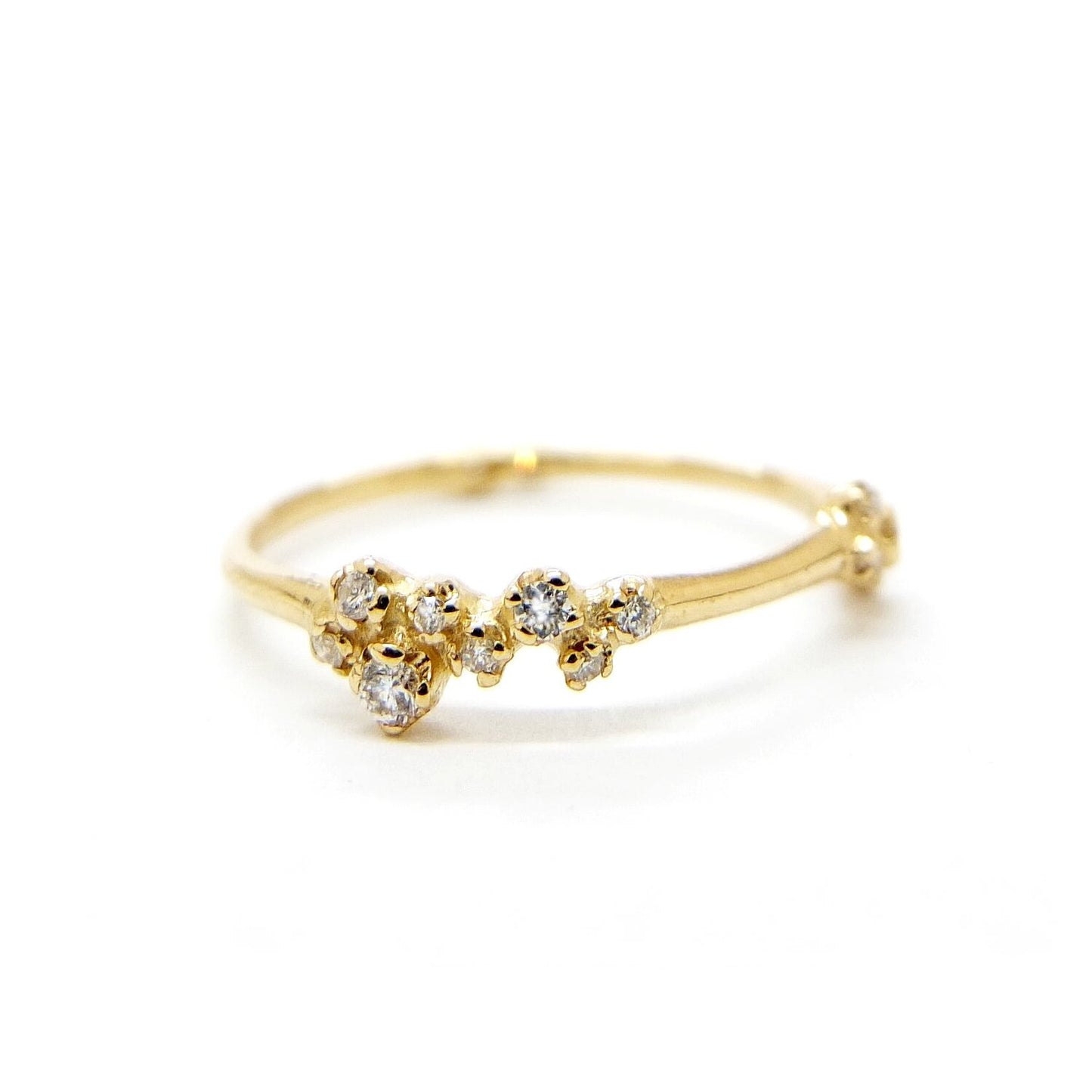 orbit cluster ring - diamond