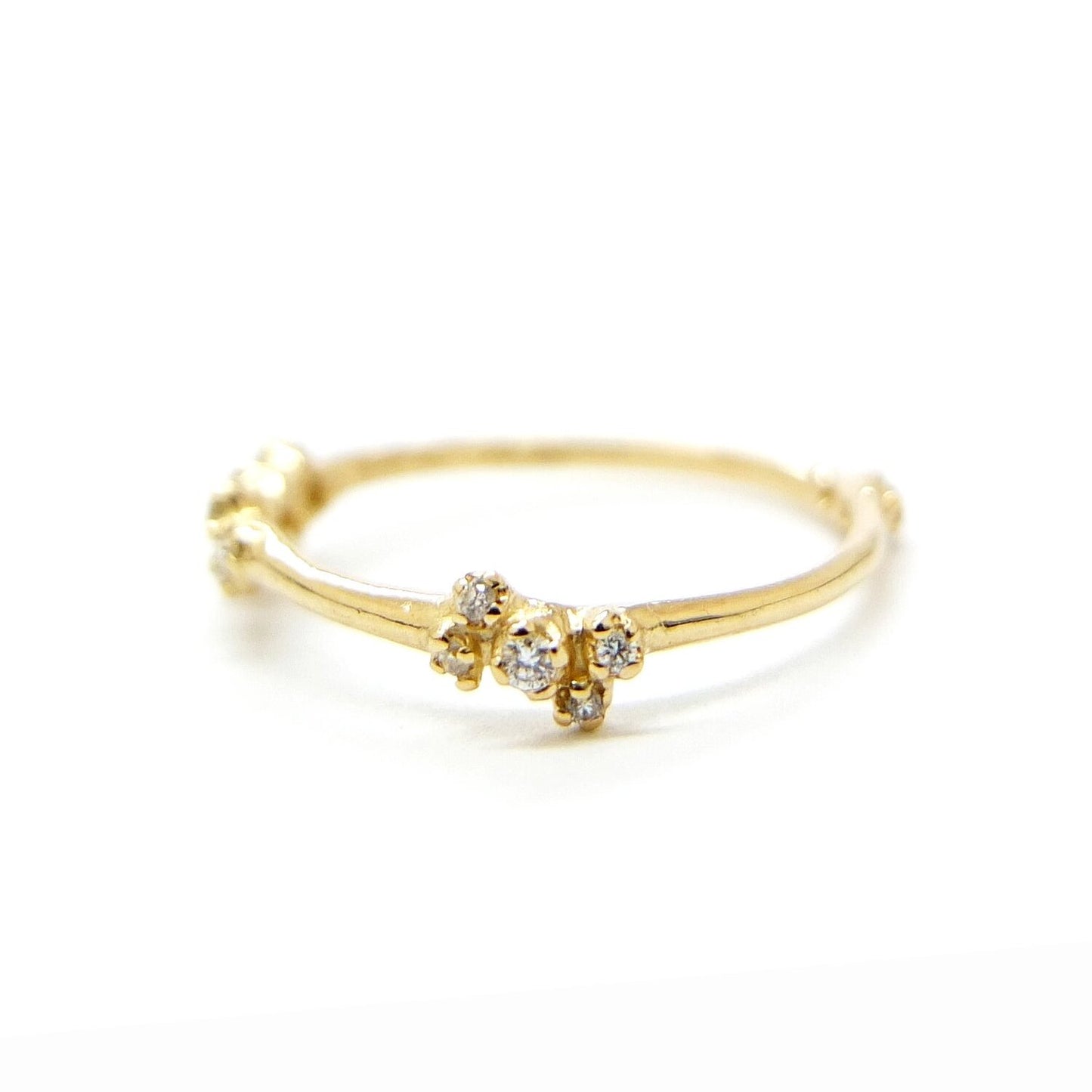 orbit cluster ring - diamond