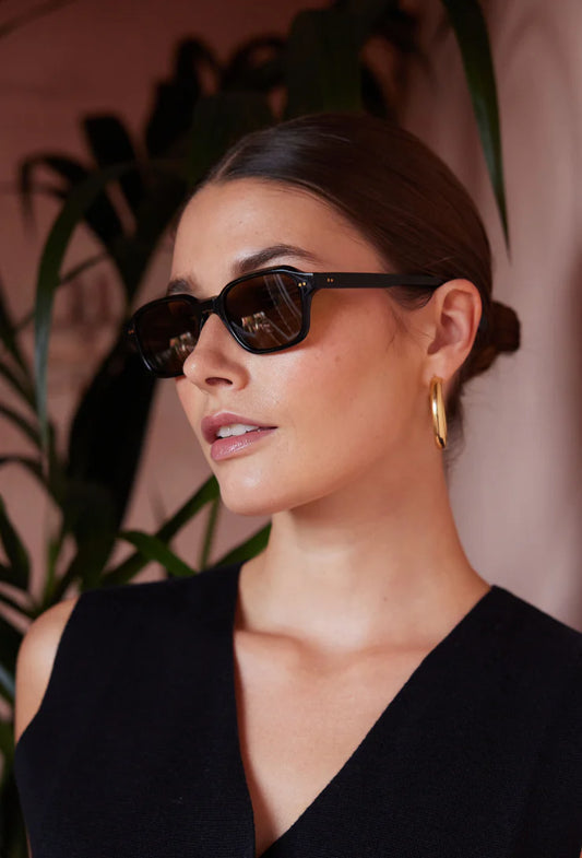 RAEN / rhyme sunglasses - recycled black